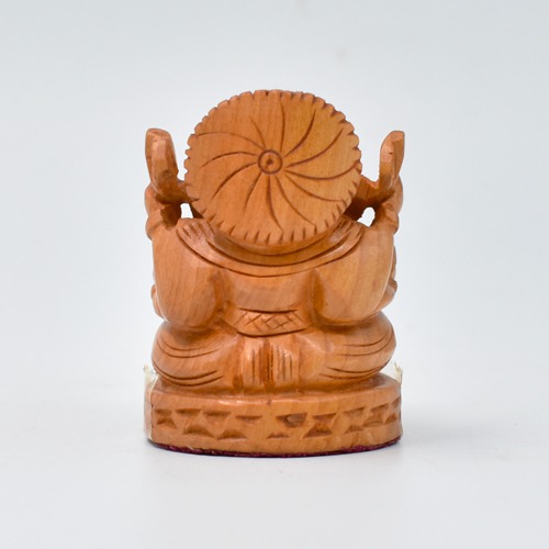 Baby Wooden Ganesha For Car Dashboard