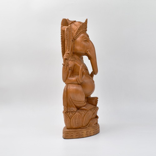 Sandal Wood Ganesha Statue For Home Decor