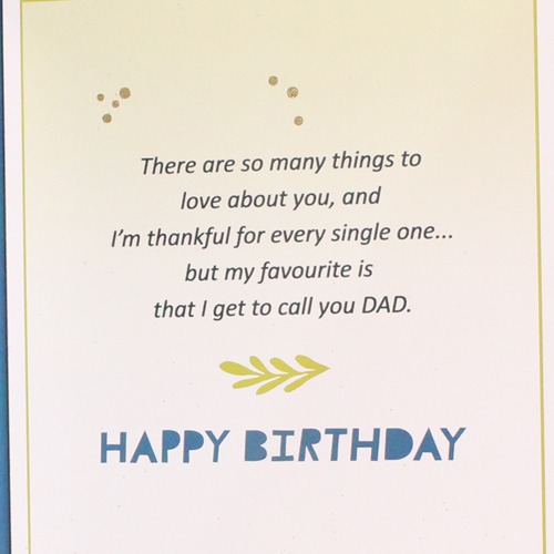 Father Birthday Wishing Greeting Card