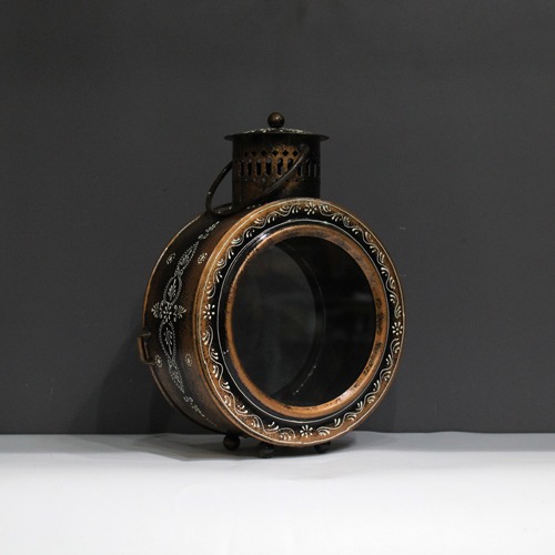 Iron Lantern with T- Light And Diya Holder For Home Decoration And Living Room