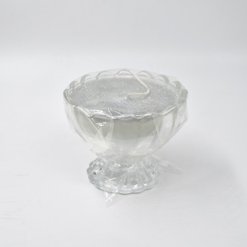 Crystal Ice Cream Cup Candle Pot stand For Home Office Decoration