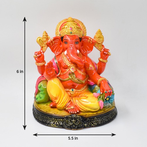 Poly resin Lord Ganesha Idol For Office and Home Decor