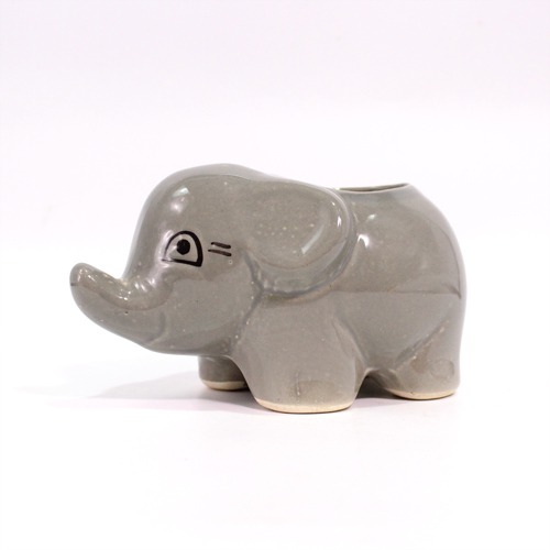 Ceramic Elephant Fun Pot  | Ceramic Planters, Table Top Indoor Planter Pot Ceramic Planter For Indoor Plants And Succulents Pot