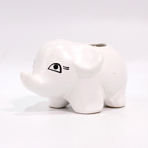 Ceramic Elephant Fun Pot  | Ceramic Planters, Table Top Indoor Planter Pot Ceramic Planter For Indoor Plants And Succulents Pot