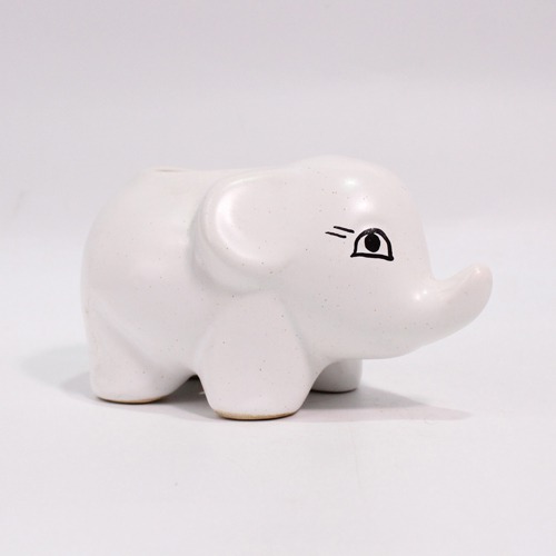 Ceramic Elephant Fun Pot  | Ceramic Planters, Table Top Indoor Planter Pot Ceramic Planter For Indoor Plants And Succulents Pot