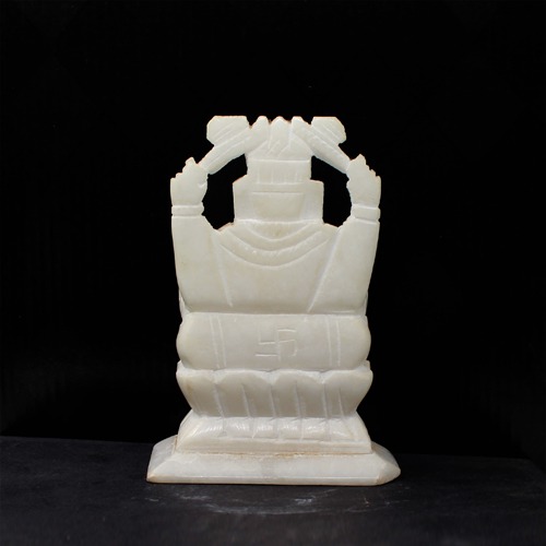 Small White Marble Ganesha Statue For Home Decor