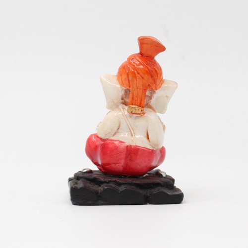 Small Pagdi Ganesha Statue For Car Dashboard, Desktop