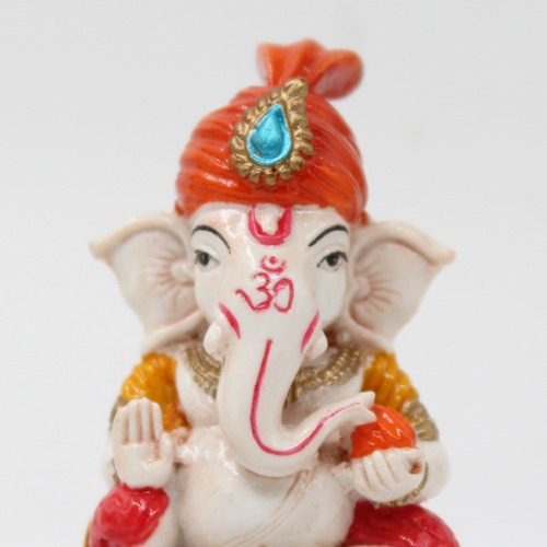 Small Feta Ganesh Statue For Car Dashboard, Desktop