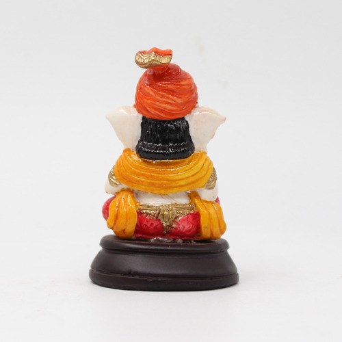 Small Feta Ganesh Statue For Car Dashboard, Desktop