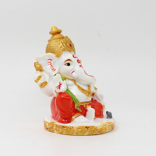 Decorative Taklu Lord Ganesh Idol For Car Dashboard