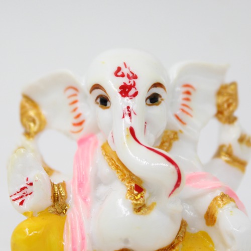 Taklu Big Belly Lord Ganesha Statue For Car Dashboard