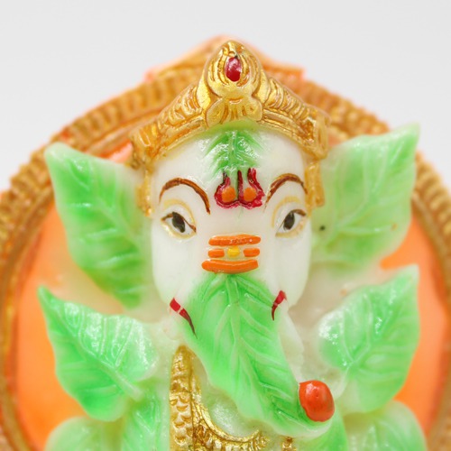 Green Pan  Lord Ganesh Idol For Home & Office Decor