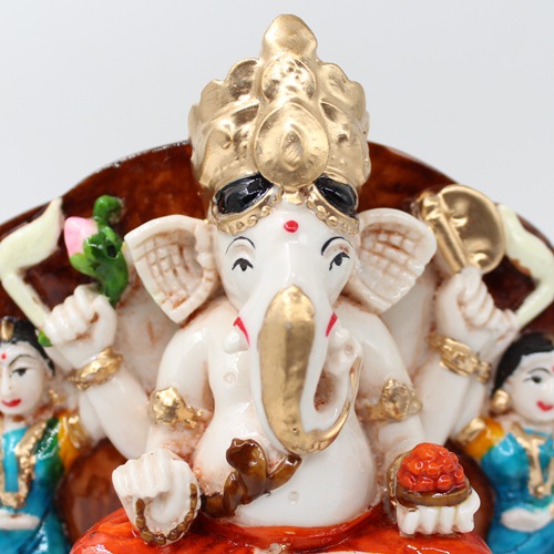 M ulticolor Small Siddhivinayak  Ganpati Statue For Home & Office