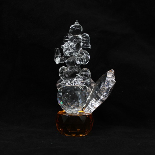 Gold Crystal Ganesha For Home & Office Decor