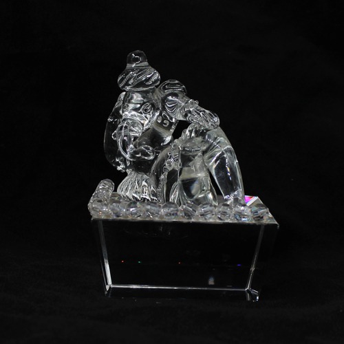 Crystal Glass Ganesh For Home &  Office Decor