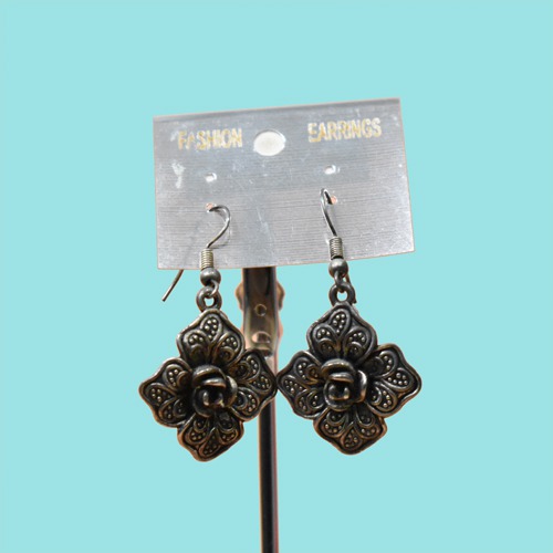 Black Rose Earrings | Earrings | Black Earrings | Women Earrings