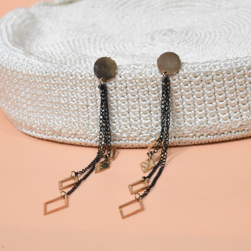 Western Black Party Wear Earrings | Earrings | Women's Earrings