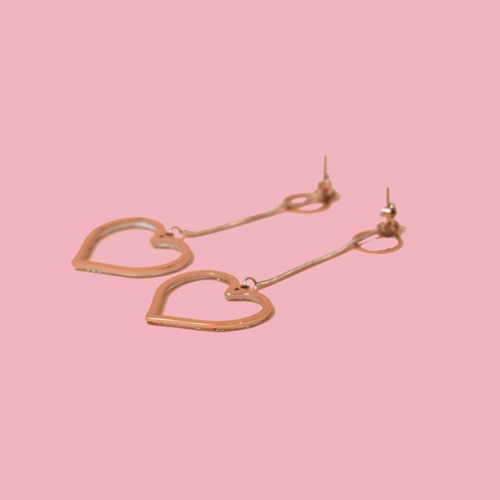 Heart Drop Earrings | Dangler Earrings | Earrings