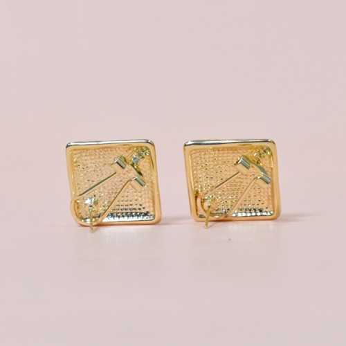 Two Tone Square Shape Earrings | Earrings | Women's Earrings