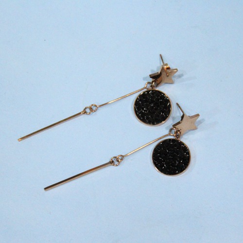 Western Gold And Black Earring | Earrings | Gift For Women