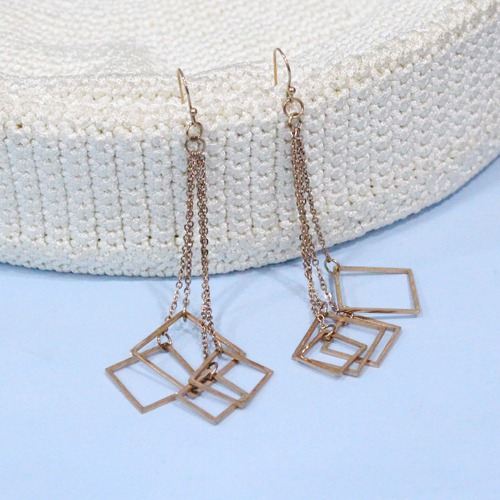 Geometric Square Western Earrings | Earrings | Women's Earrings