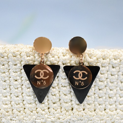 Vintage Chanel Triangle Earrings | Earrings | Gift For Women