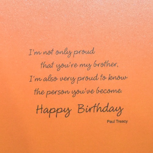 Happy Birthday Dear Brother Card| Greeting Card