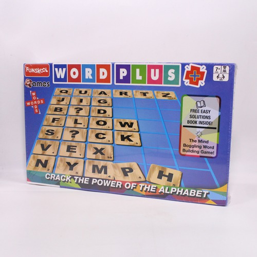 Funskool Games - Word Plus, Educational Word Building Game, Kids & Family