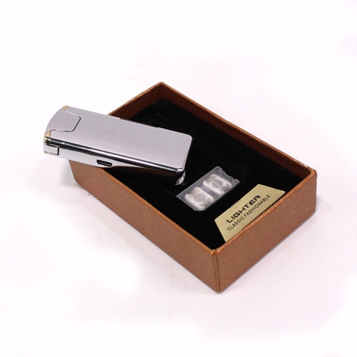 Classic Fashionable Rechargeable Lighter | Cigarette Gas Lighter | Pocket Lighter | Cigarette Stylish Pocket Lighter | Stainless Steel Lighter