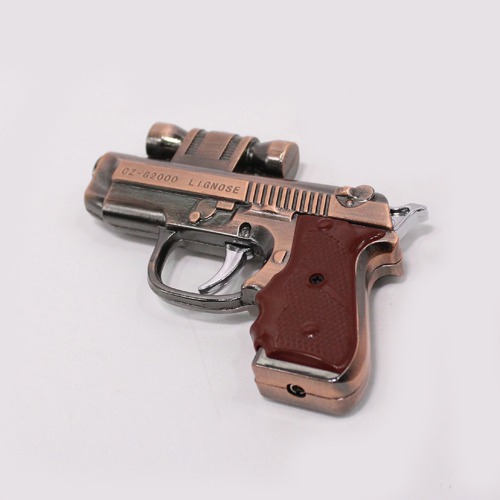 Pistol Gun Shape Cigarette Lighter | Cigarette Gas Lighter | Pocket Lighter | Cigarette Stylish Pocket Lighter | Stainless Steel Lighter