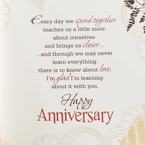 On Our Anniversary with All My Love | Greeting Card