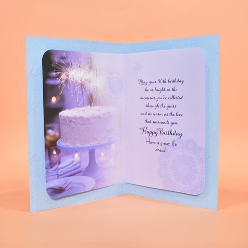 Happy 50th Birthday | Greeting Card