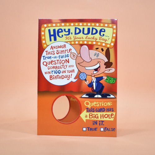 Hey Dude It's Your Day Birthday Card | Greeting Card