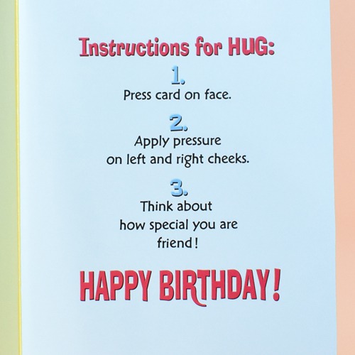 Sending You an Actual Hag On Your Birthday | Greeting  Card