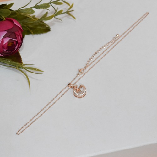 Moon With Star Pendant Chain Necklace | Pendant Chain Necklace