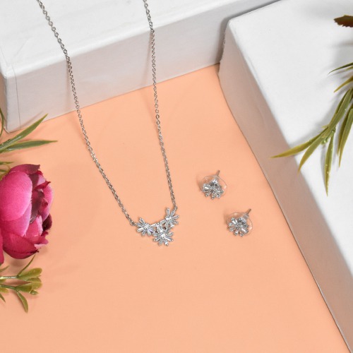 Flower Design Necklace Set | Flower Necklace Set | Necklace Set