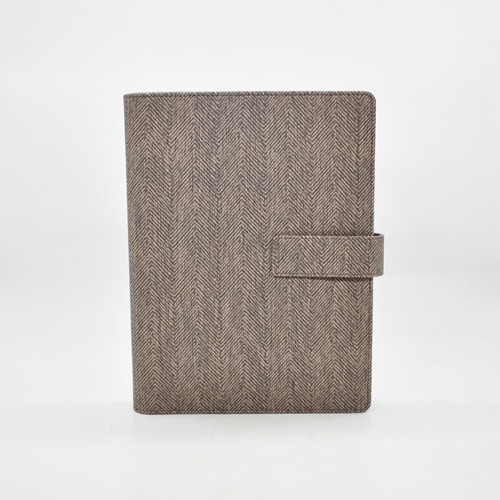 Viva Global Charge 4000 mAh Power bank Ring binder Notebook-A5 ( Tan) | Notebook | Diary | Personal Diary | Home And Office Use