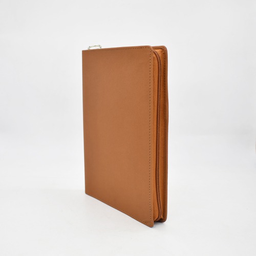 Planfix Zipped Regular Notebook (Light Brown) | Notebook | Diary | Personal Diary | Home And Office Use | Zipper Notebook