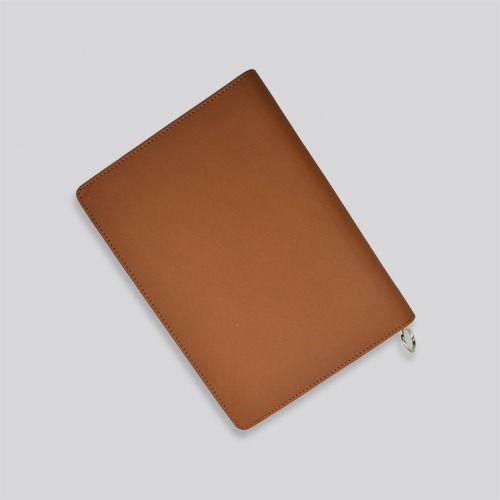 Planfix Zipped Regular Notebook (Light Brown) | Notebook | Diary | Personal Diary | Home And Office Use | Zipper Notebook