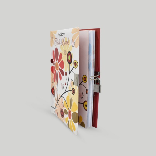 My Secret Notebook (Lock and Key) | Secret Notebook with Lock Keep Your Secret Safe, Personal Diary with Lock