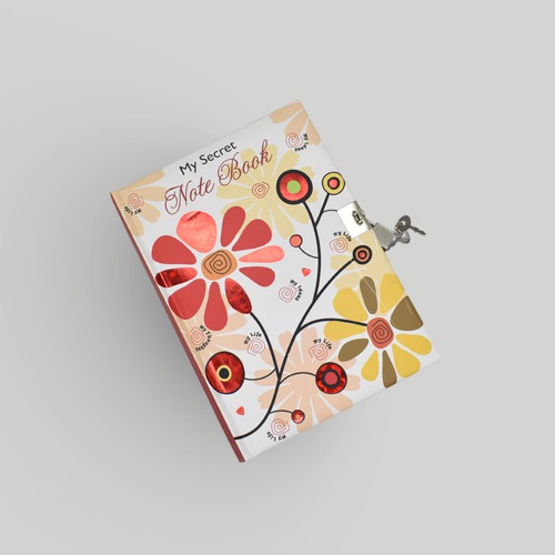 My Secret Notebook (Lock and Key) | Secret Notebook with Lock Keep Your Secret Safe, Personal Diary with Lock