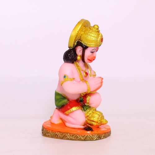 Lord Hanuman Ji With Gada Decrotive Showpiece for Gift, Office & Home Decor