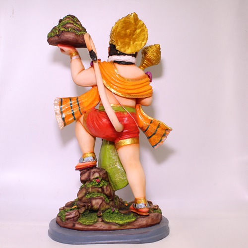 Lord bajaran bali Statue Bajrangbali Sankat Mochan Bhagwan Idol for Temple car Dashboard Home Decor Statue Gift