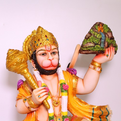 Lord bajaran bali Statue Bajrangbali Sankat Mochan Bhagwan Idol for Temple car Dashboard Home Decor Statue Gift