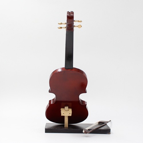 Wooden Miniature Musical Instrument Curio - Violin