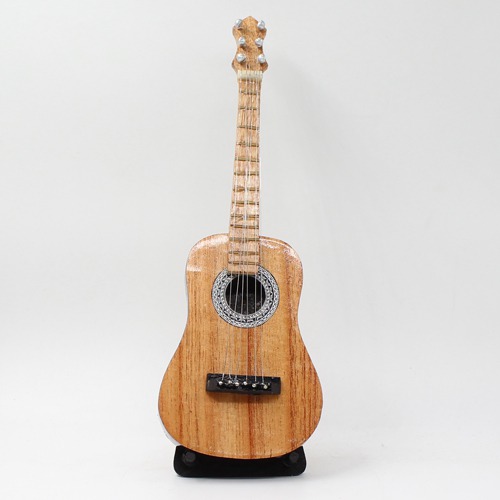 Wooden Miniature Musical Instrument Curio - Guitar