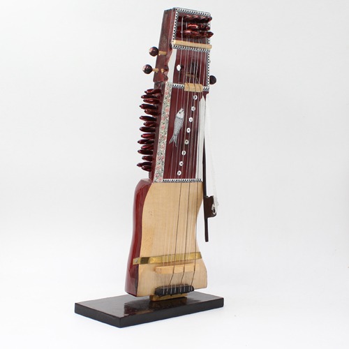 Miniature Wooden Dilruba Showpiece