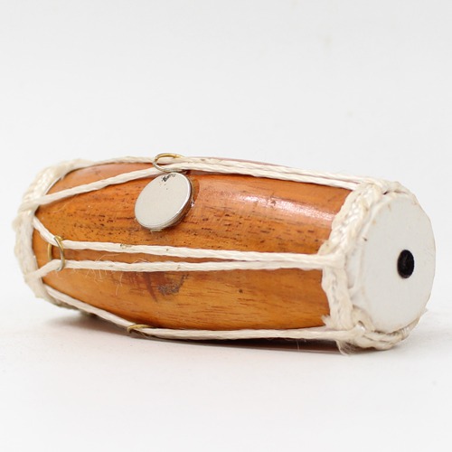 India Wooden Miniature Dholak