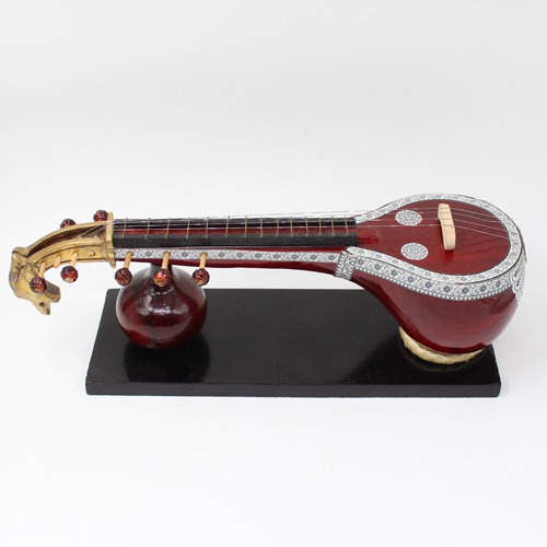 Saraswati Veena Wooden Showpiece