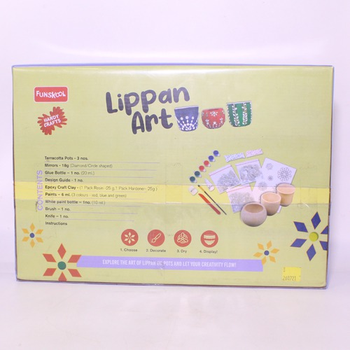 Mirror and Lippan Art, Pot Decorating kit,